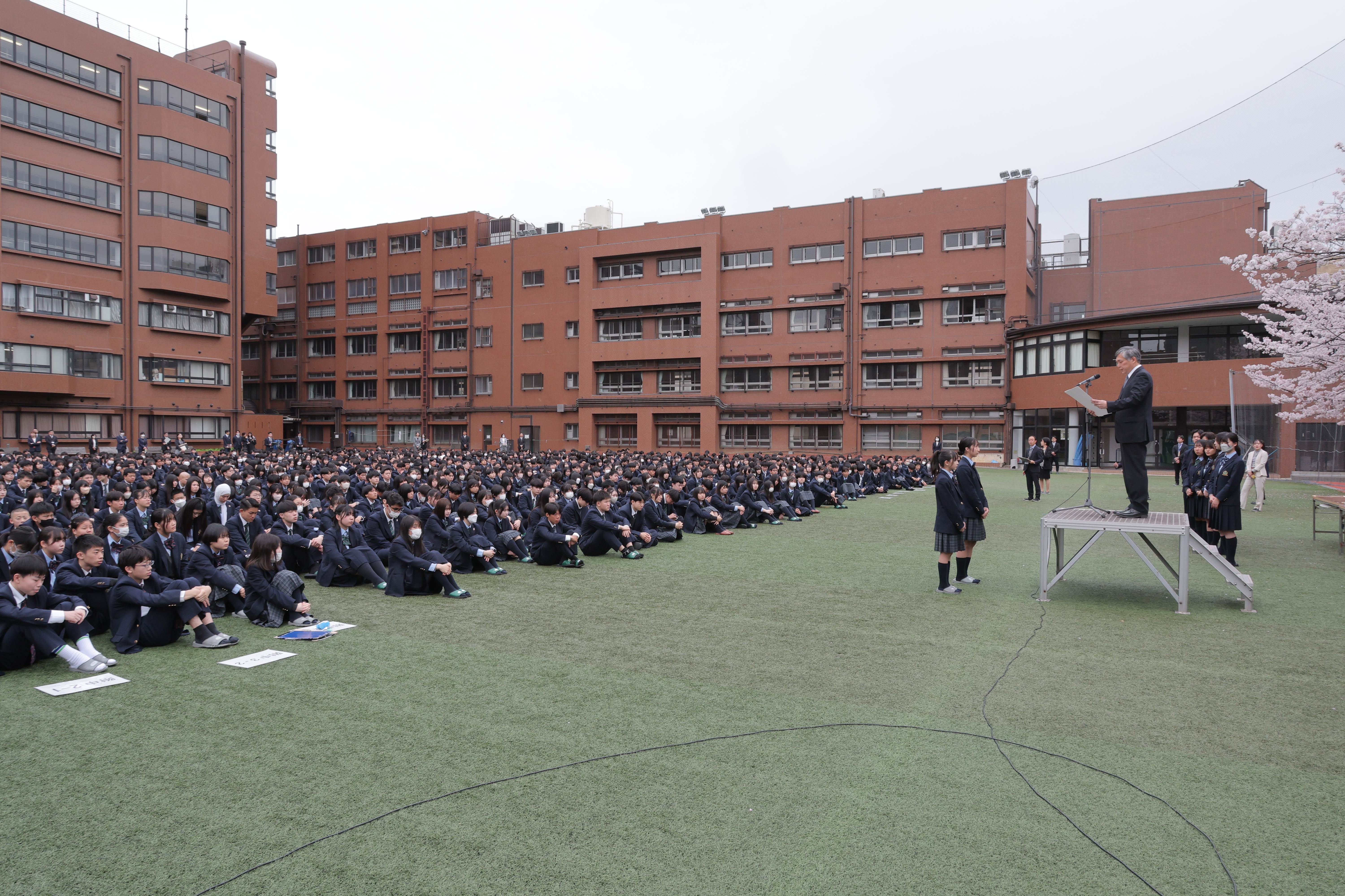 表彰伝達の様子