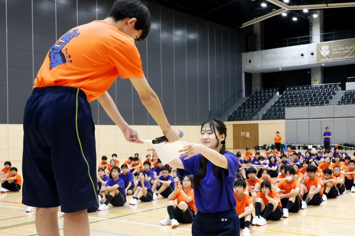 賞状が手渡されました