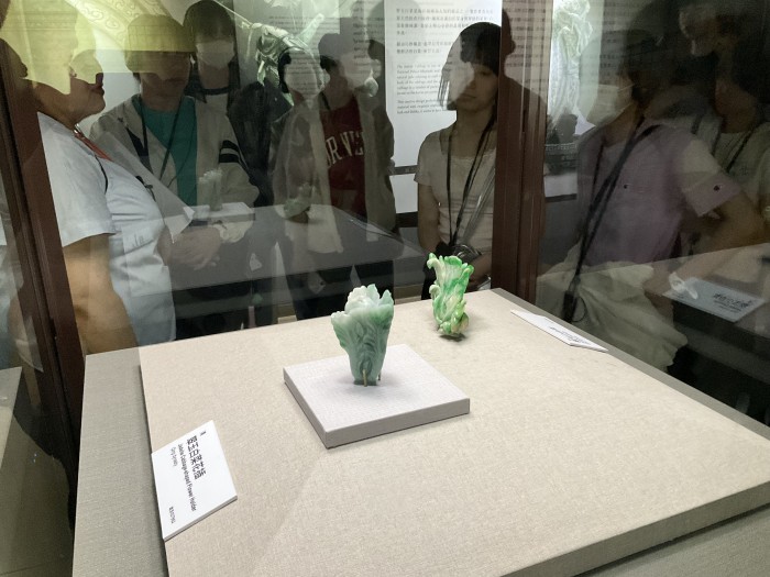 翡翠の展示物