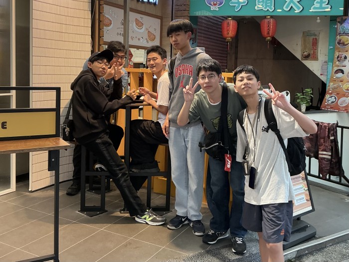 英語での会話も頑張りました