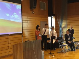 台湾の生徒の流ちょうな英語と日本語の挨拶