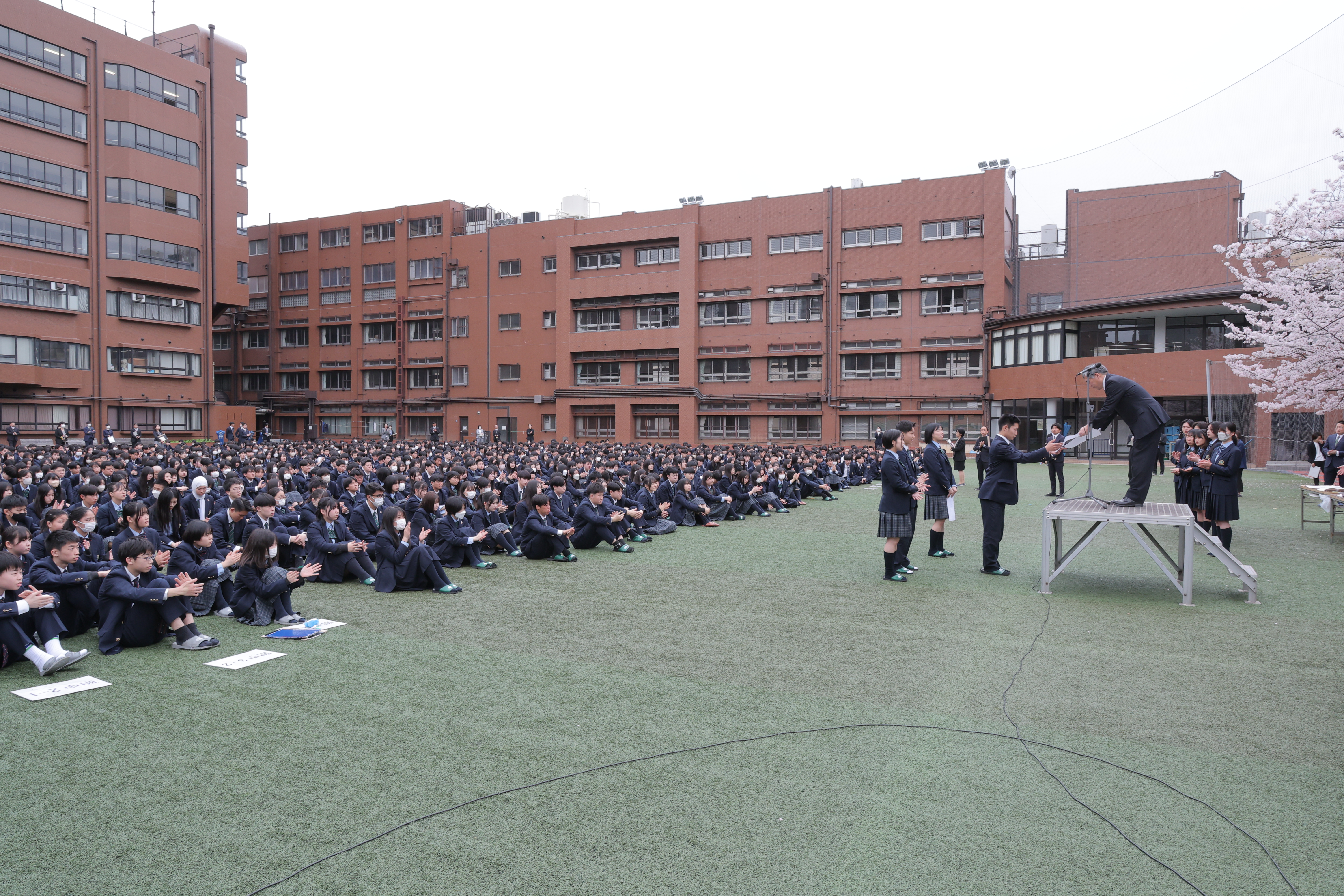 表彰伝達の様子