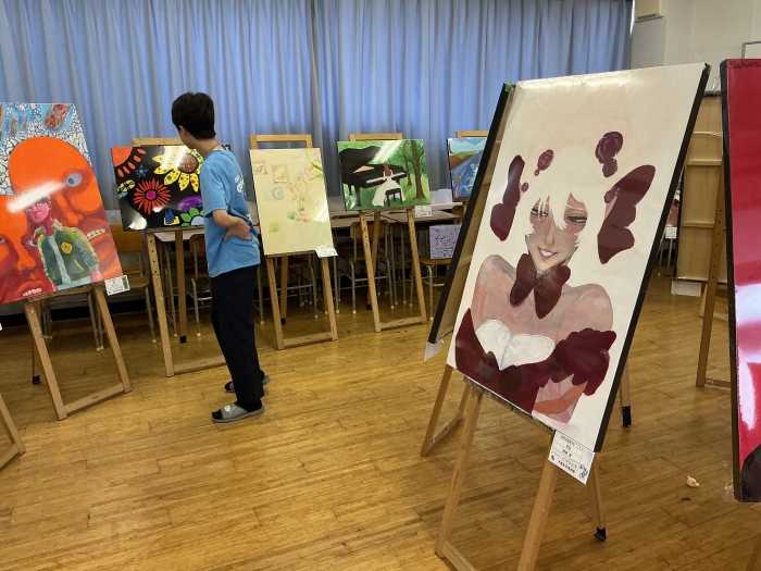 美術部展示